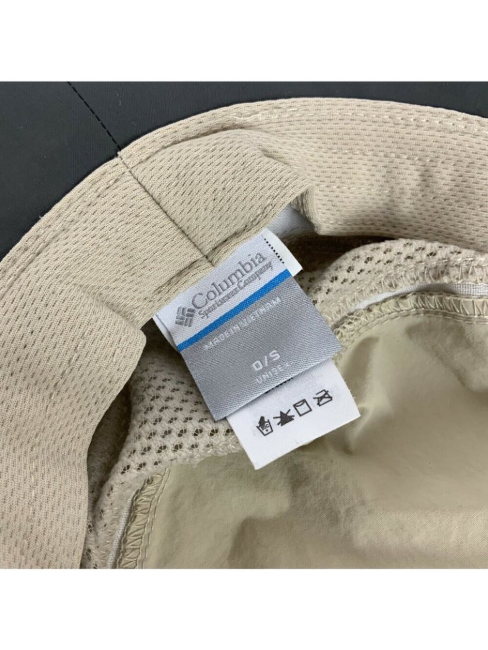 Columbia Bora Bora II Booney Hat Unisex Packable Sun Protection Beige Adjustable - Picture 8 of 9